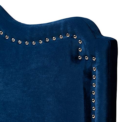 Baxton Studio Headboards, Queen, Royal Blue #TOP7