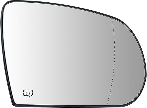 Espejo lateral del pasajero de repuesto para Jeep Cherokee 2014-2019 Jeep Compass 2017-2021, retrovisor lateral exterior derecho de cristal, con