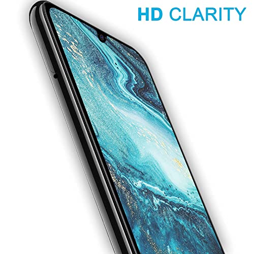 Image of SENBUN Tempered Glass Screen Protector Compatible for Samsung Galaxy M32 4G, F22 with Edge-to-Edge Protector and Easy Installation Kit, Pack of 1, Black