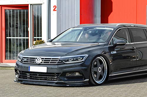 Spoiler noir brillant Passat 3G B8 R-Line 2014-2019 bas de caisse avant