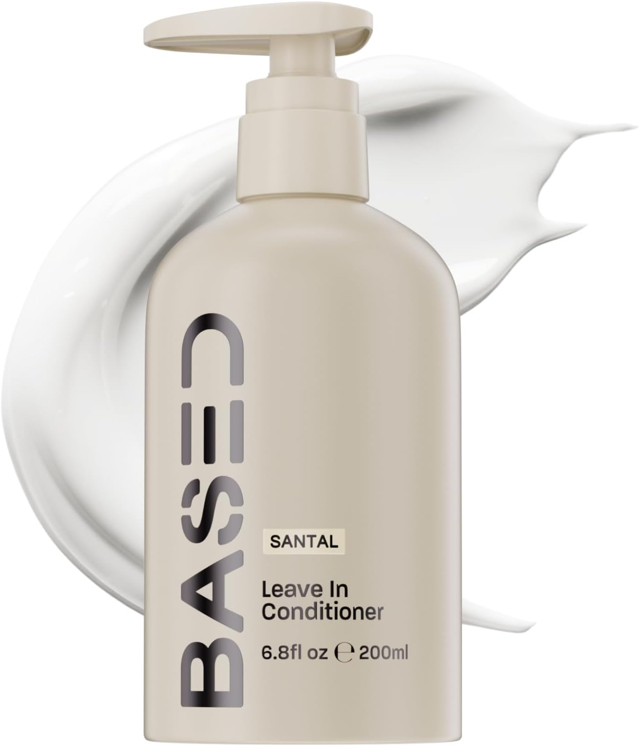 BASED Leave-In Conditioner, Instant Frizz Control, Hydrates & Nourishes Hair, Premium Leave-In Conditioner for Men, Healthy Frizz-Free Hair in Minutes (6.8 Fl Oz Pack of 1)