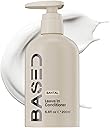 BASED Leave-In Conditioner, Instant Frizz Control, Hydrates & Nourishes Hair, Premium Leave-In Conditioner for Men, Healthier-Looking Frizz-Free Hair in Minutes (6.8 Fl Oz Pack of 1)
