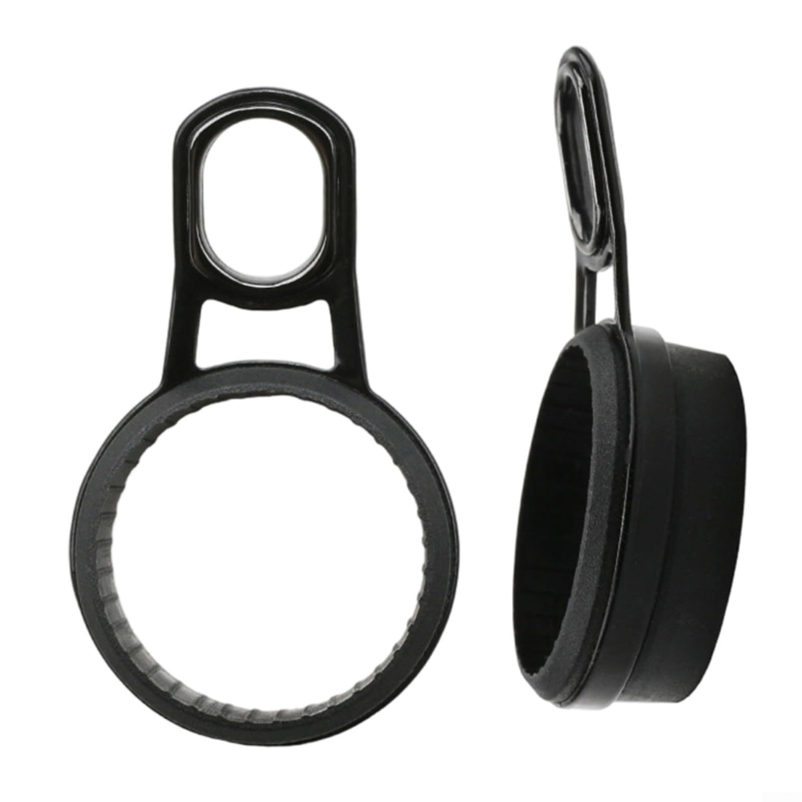 Anillos guía de caña de pescar de acero inoxidable de 11 mm a 10 mm, bucle de alambre negro, para reparación y modificación de cañas de bricolaje, varios tamaños (9 mm)