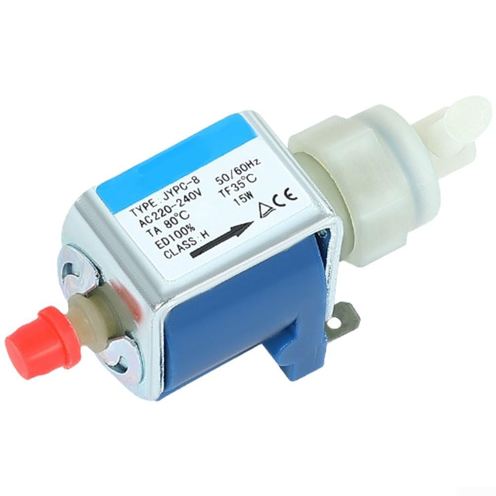 Bomba electromagnética JYPC-8 para vapor para máquinas de café y dispositivos domésticos que ofrece un funcionamiento silencioso y una presión de agua confiable