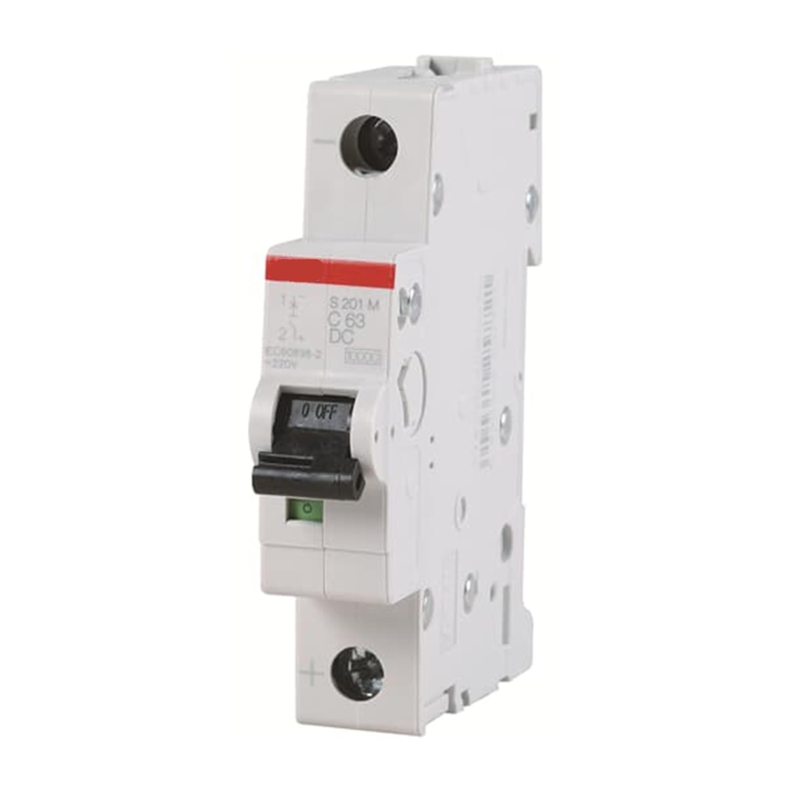 Disyuntor Miniatura S200-MDC ideal para la gestión térmica del modelo S201M-C6DC
