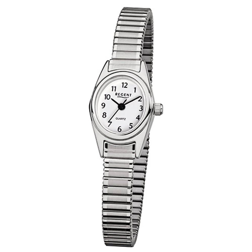 Regent Damenarmbanduhr Edelstahl Zugband F262