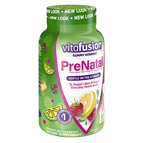 Vitafusion Pre Natal Gummy Vitamins; Lemon & Raspberry Lemonade Flavors 90 Each (2 Pack) #TOP4