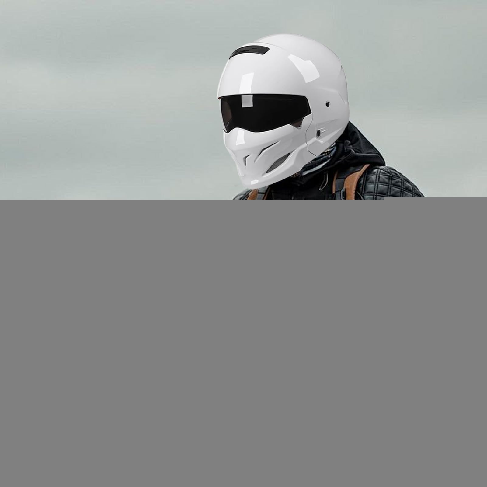 Męskie czapki ochronne na motocykl, czapka ochronna do motocykli ulicznych - kask w stylu retro do wyścigów szosowych, dla dorosłych