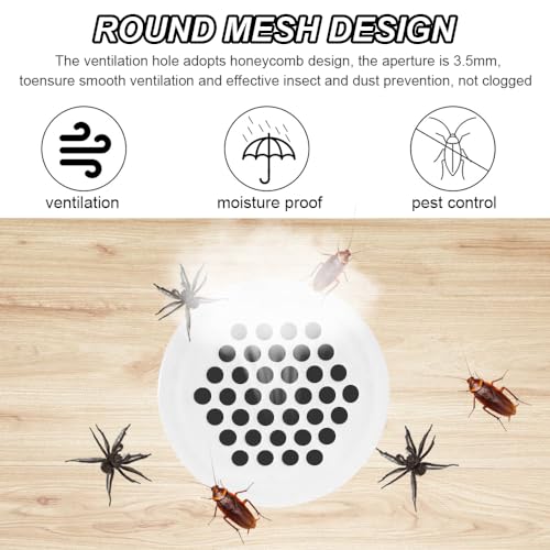 25pcs Ventilation Grille, 35mm Circular Ventilation Grille, Stainless Steel Ventilation Grille - Image 3