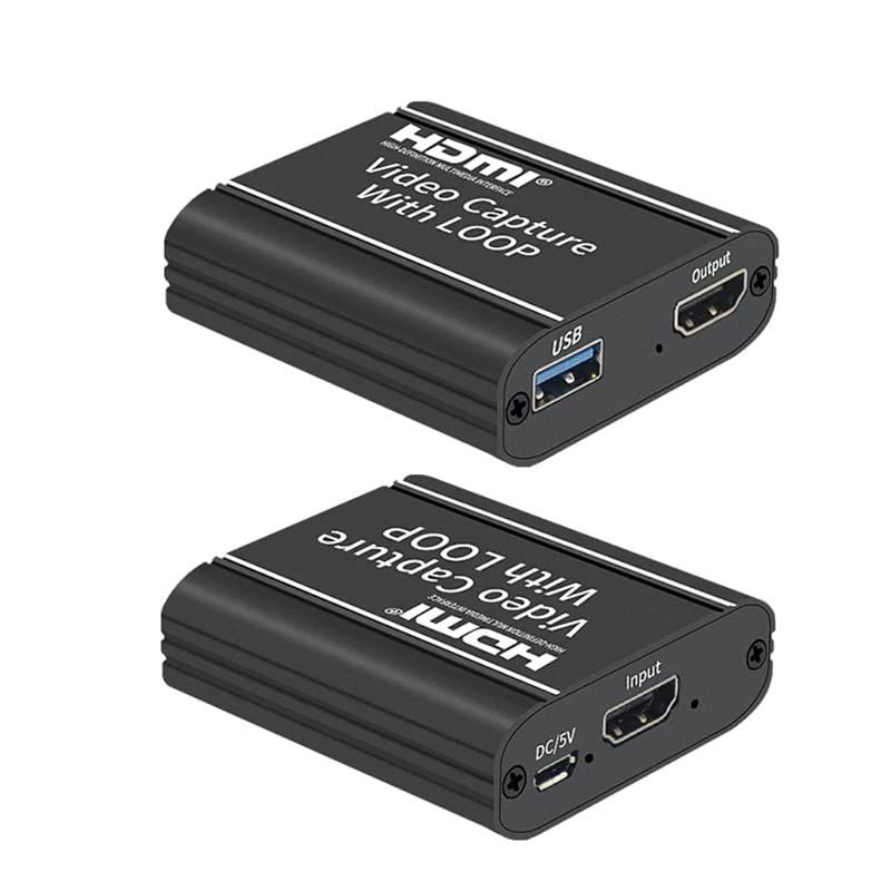 Microware Video Capture Card, HDMI Video Game Converter with Loop Out, HDMI to USB Capture Device Support Full HD 1080P Video for Gaming, Streaming, Teaching, Video Conference, Live Broadcasting-image-19