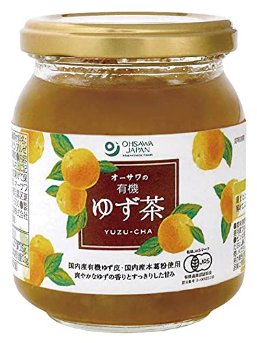 無添加 オーサワの有機ゆず茶 260g×1個 ★宅配便★国産有機ゆず皮・国産本葛粉使用、爽やかなゆずの香りとすっきりとした甘み。砂糖不使用