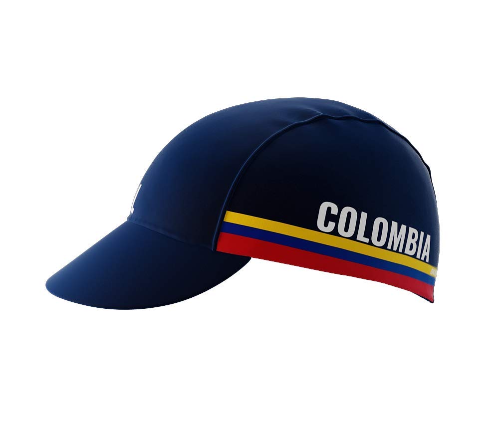 ScudoPro Colombia Blue Code Bike Cycling Cap Road MTB or Running
