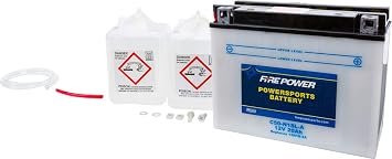 Fire Power Battery W/ACID C50-N18L-A Compatible With Ski Doo Elan 1990-1996