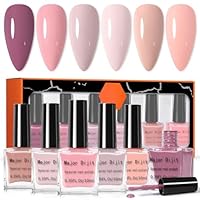 6PCS Neon Nail Varnish Sets - Colorful nail polish Set