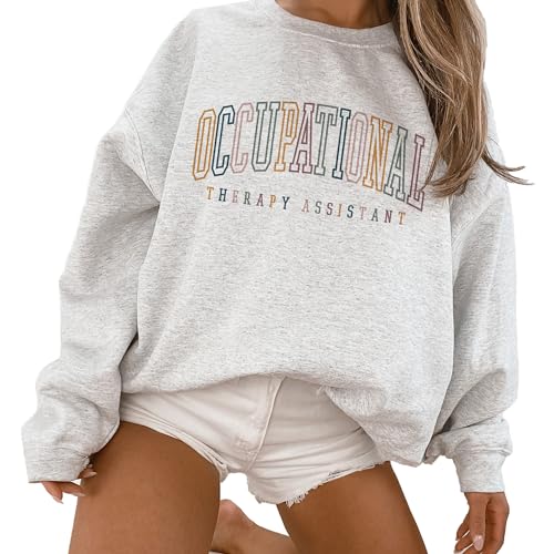 Occupational Therapy Assistant Colorful Sweatshirt - Gift For OTA COTA Graduation - Office Group Coworker Gift - Unisex Graphic Crewneck Sweatshirt2