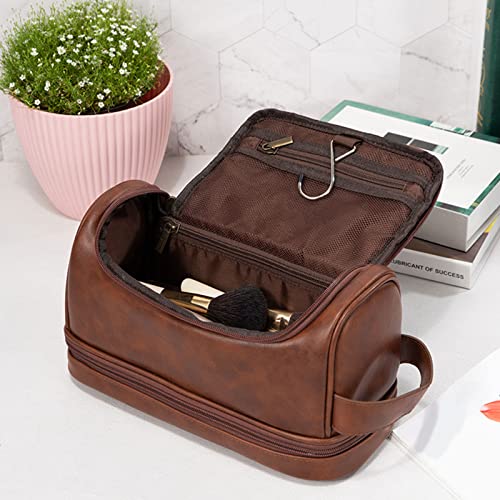 Personalized Toiletry Bag For Men, Husband, Boyfriend, Dad Large Capacity Leather Travel Dopp Kit Handcrafted Custom Name Unique Gift For Birthday| Fathers Day| Anniversary| Wedding Groomsmen Gifts 2 Personalized Toiletry Bag For Men, Husband, Boyfriend, Dad Large Capacity Leather Travel Dopp Kit Handcrafted Custom Name Unique Gift For Birthday| Fathers Day| Anniversary| Wedding Groomsmen Gifts