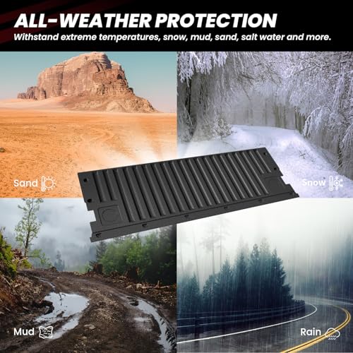 Image of LASFIT Tailgate Mat for Toyota Tundra 2022-2026 (Not Fit Drop-in Liners), All Weather Truck Tailgate Liner for Tundra TPE Tailgate Protector Liner Tundra 2022 2023 2024 2025 2026 Accessories, Black