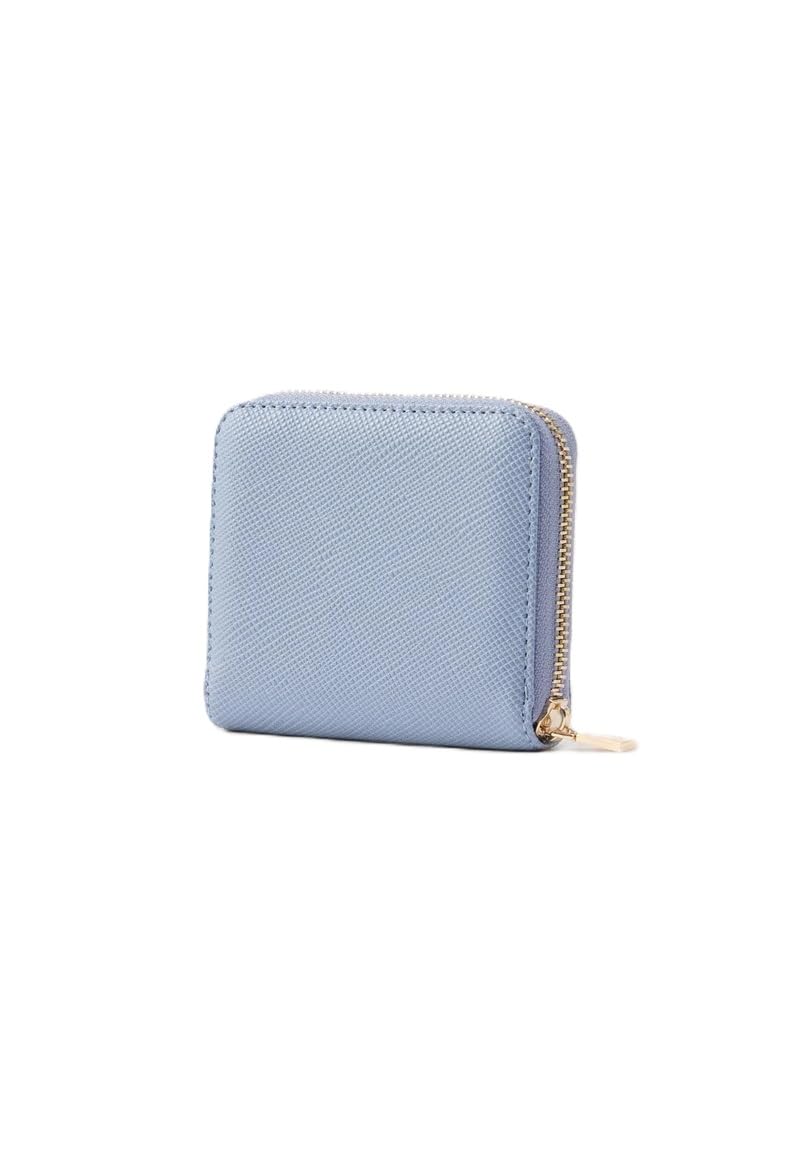 GUESS portafoglio Laurel II SLG Small Zip Around Wallet Grey Blue grigio cadetto