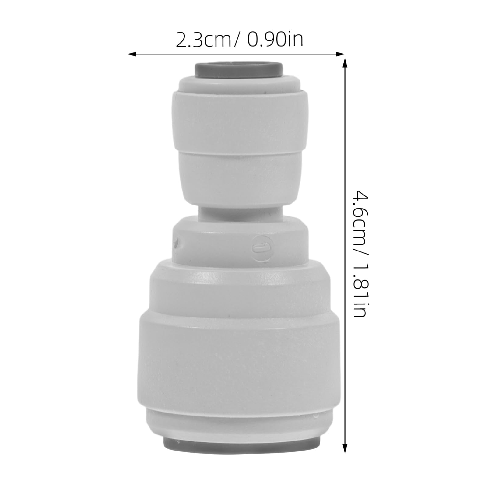 HOLIDYOYO Water Pipe Fitting Tubing Adapter Pipe Coupling Leakproof Secure Fastening Compact Design
