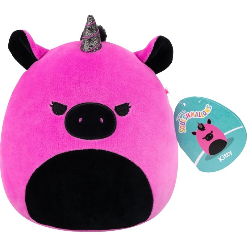Squishmallows - 7.5'' - Everyday (Kitty Dark Pink Unicorn With Angry Eyes) /Plush