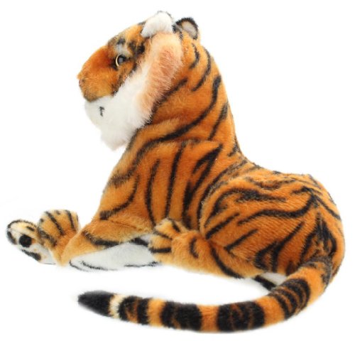 Image of Tickles Tiger Stuffed Soft Plush Animal Toy for Kids Boys & Girls Birthday Gifts (Color: Brown Size: 45 cm)