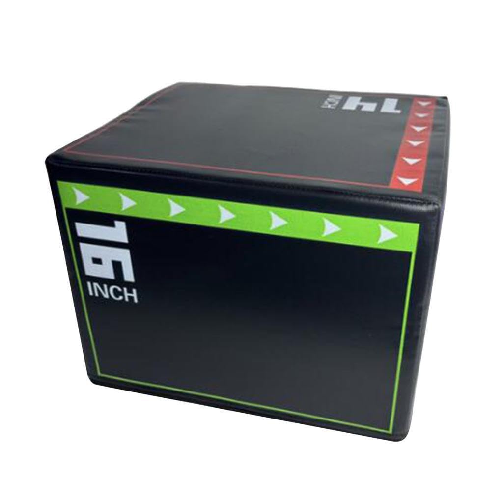 Cajón pliométrico multifuncional 3 en 1, plataforma de salto de agilidad, adecuado para gimnasio en casa.