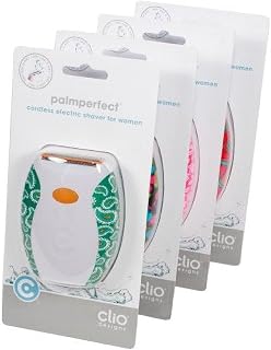 Electric Shaver, Female Electric Shavers, Battery Operated, Color and Pattern May Vary - Soft Rubber Grip and Water-Resistant Design So You Can Shave Wet Or Dry