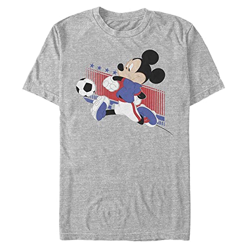 T-shirt Mickey USA Disney Big & Tall gris chiné taille 4XL pour homme