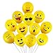 Yizhet 100 PCS Diversi Palloncini Emoji Emotion Palloncini Colorati Misti Palloncini Smile Decorazioni per di Festa di Natale di Compleanno di Cerimonia Nuziale Cerimonia Festa Bambini ECC
