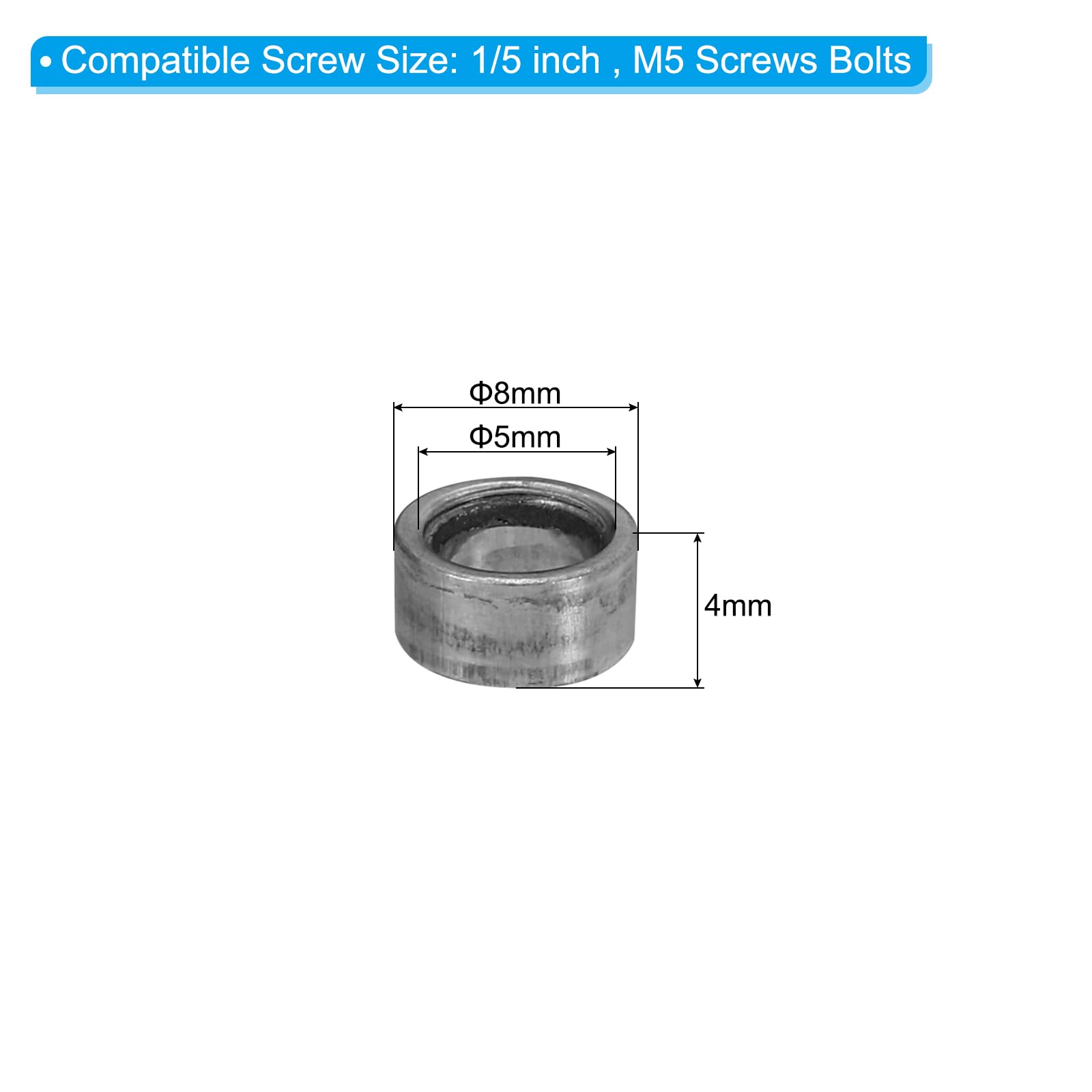PATIKIL M5 Steel Spacers - Image 2
