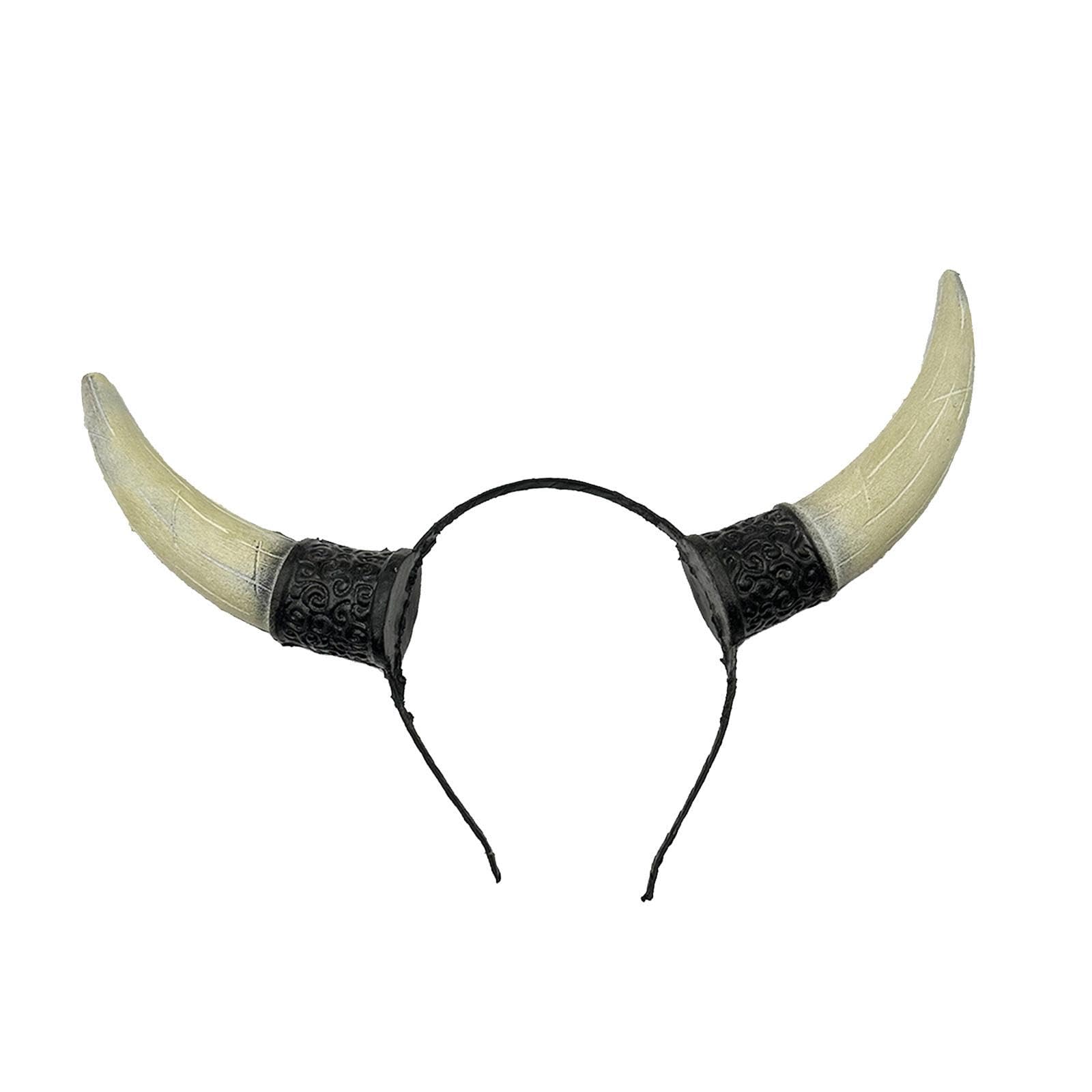 jojomis Horn Hairband for Cosplay Halloween Party Favors Gothic Lolita Role Playing Accessory