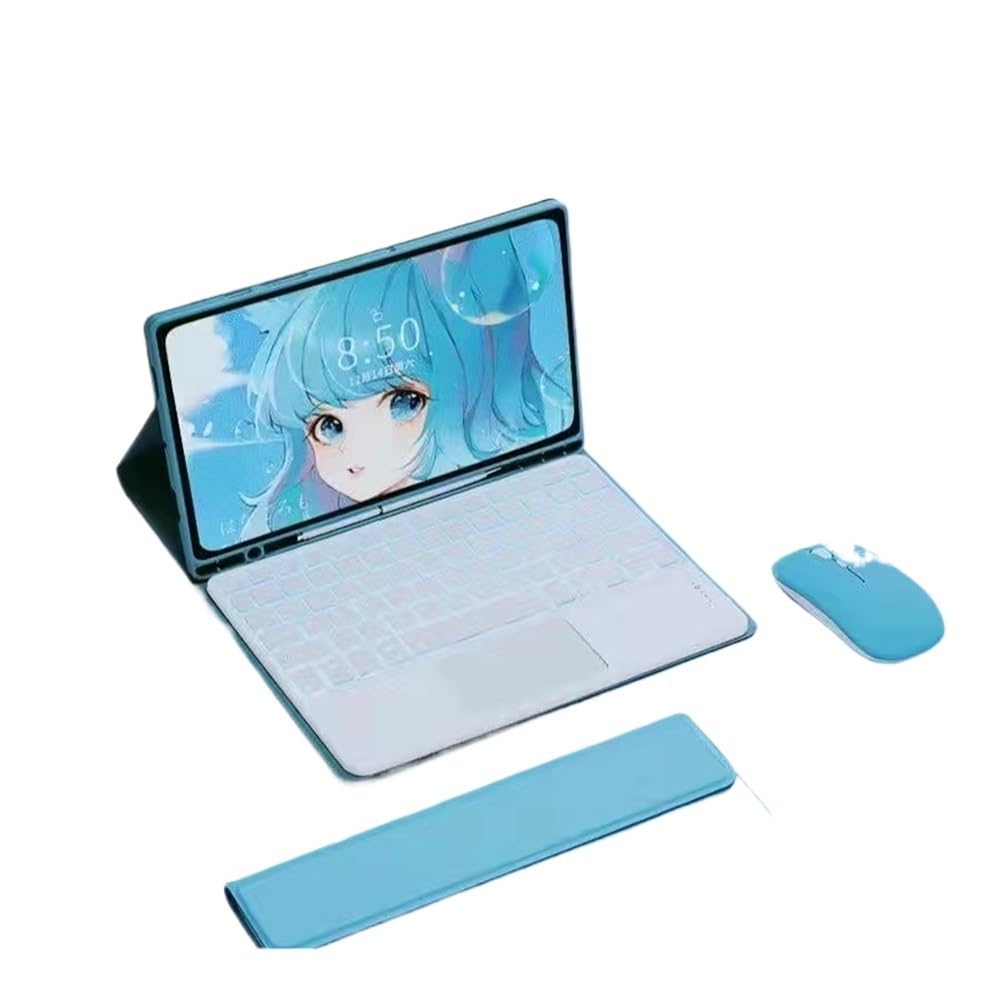 Funda con teclado iPad Air 11 M2 para trabajar en cafeterías con ratón 7