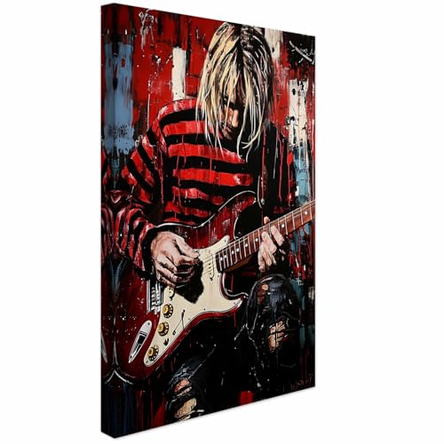 AREDE Tableau Décoration Murale sur Toile | Nirvana | Art Déco Salon Chambre | Tableau Moderne 60 x 40 cm | Prêt à être accroché