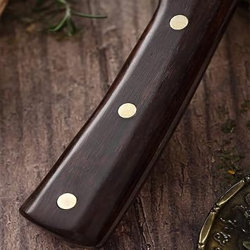 Home & Kitchen/Kitchen & Dining/Kitchen Utensi Sharp Kitchen Knife Hand Forged Multi-function Knife Slicing Vegetable Meat Kitchen Cutting Tool Carbonized Wood Handle