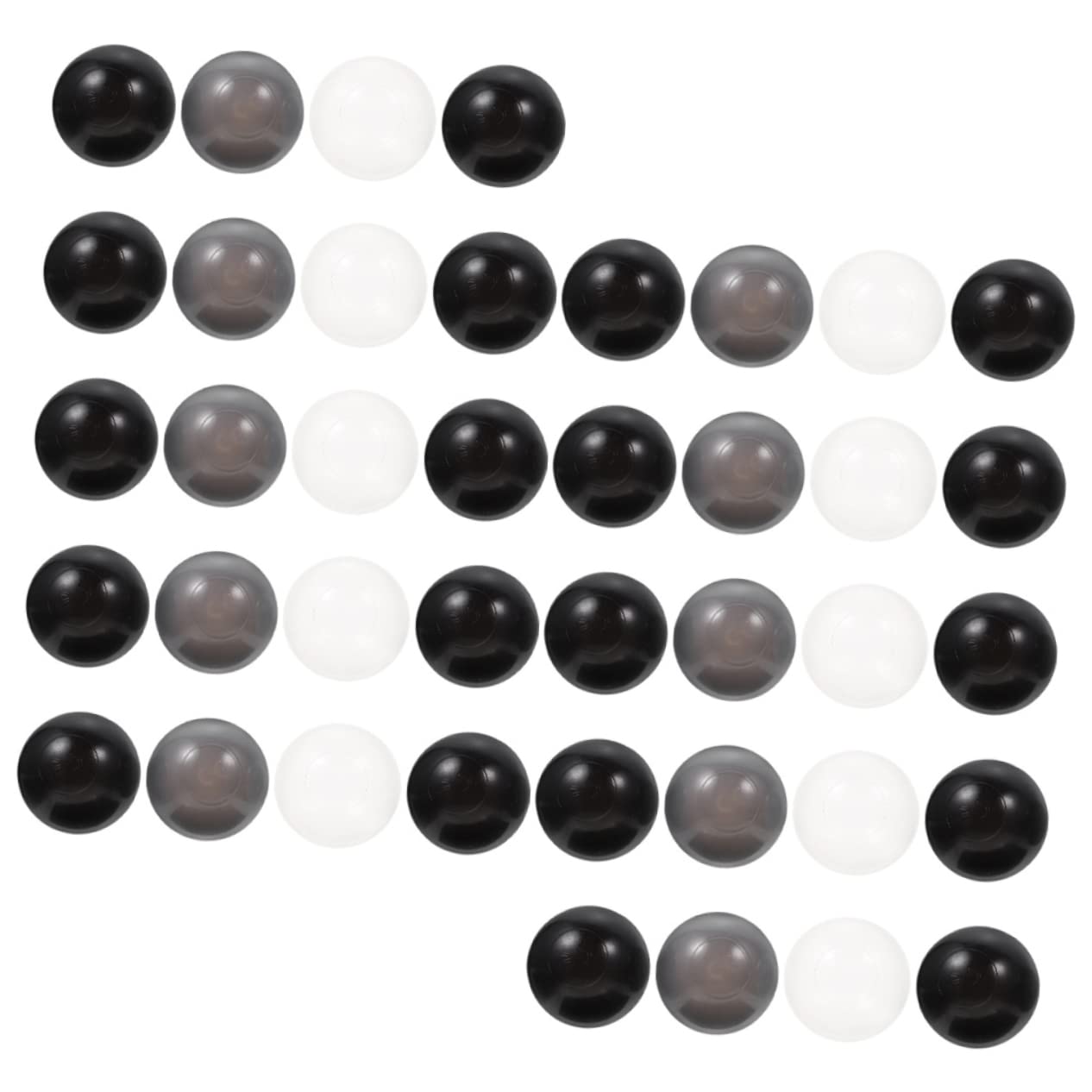 Toddmomy 100pcs Ocean Balls Colorful Crush Balls for Playtime for Pools Parties and Pits for Fun Random Color