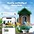 Bird Feeder with Camera, 2K HD Solar Powered Birdhouse with Cam for Outdoors, AI Identify Birds Species, Auto Capture & Real-time Notifications (Green)