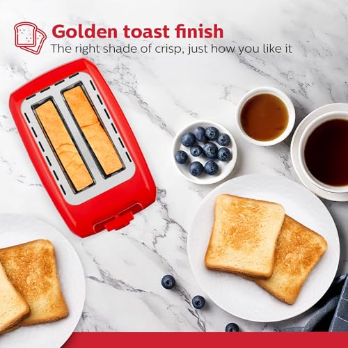 Image of Holstein Housewares - 2 Slice of Bread Toasters, Bagels and Waffles with 7 Roast Control Settings Great for Frying