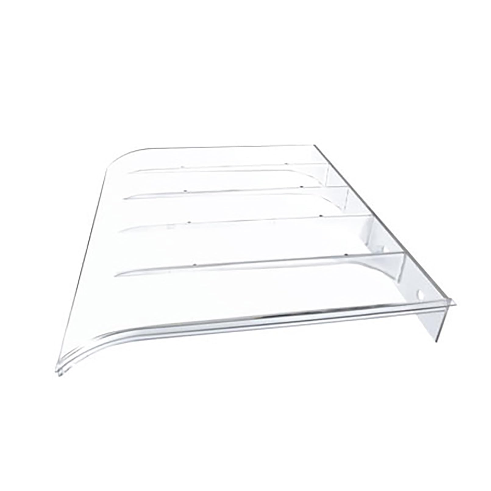 Auvent de porte polycarbonate 40x40 protection silencieuse pour abri de garage et balcon