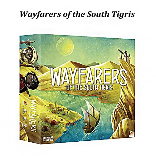 Image of Renegade Game Studios Wayfarers of the South Tigris Dice Placement Strategy Board Game, 1-4 Players, 60-90 Minutes | Strategic dice placement and worker management game for 60-90 minutes, featuring desert exploration and tableau building