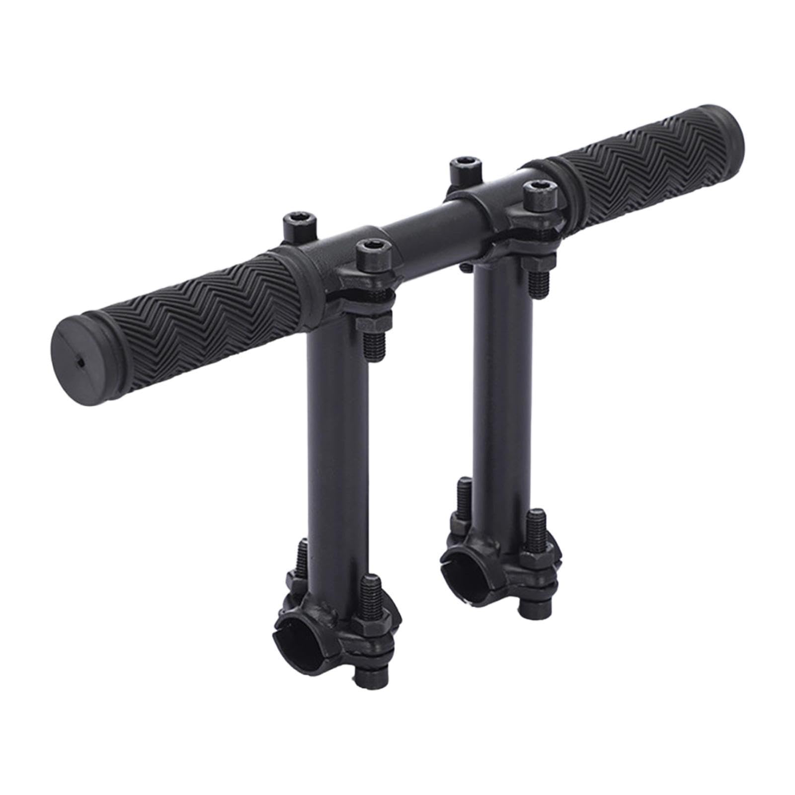 Ronyme Handlebar Extenders for Mountain Bikes Universal Handlebar Extension Accessory, Sturdy Bike Handlebar Extender, Ergonomic Double Clamp Mounting Base, For Strollers