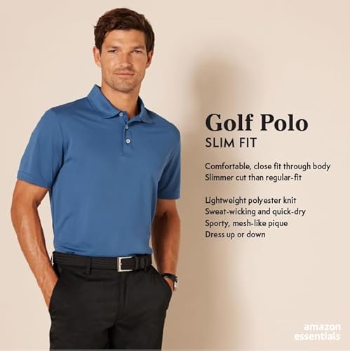 Amazon Essentials MAE40008SP18_SUS Men'S Slim-Fit Quick-Dry Golf Polo Shirt thumb #1
