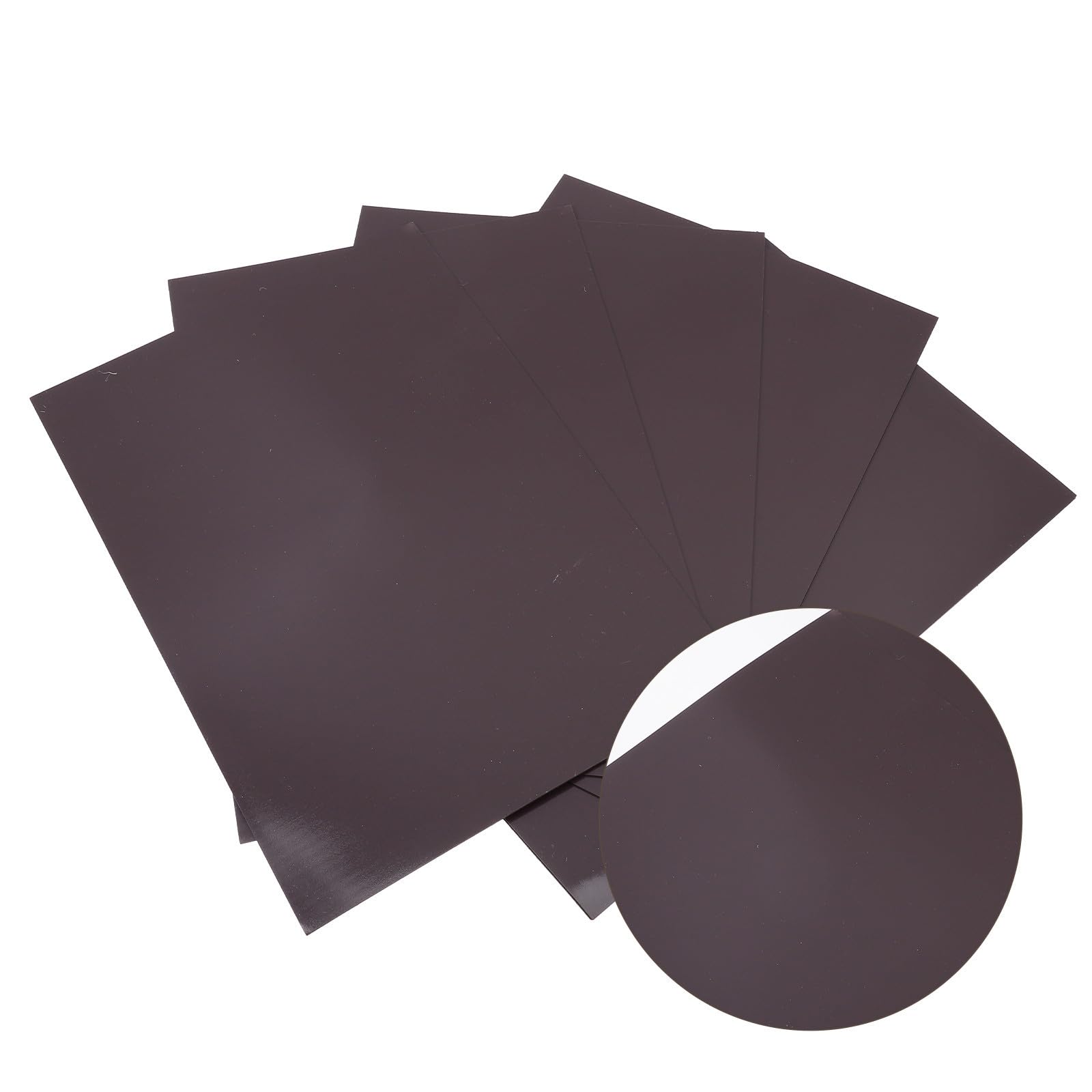 GALPADA Haushaltsmagnete Selbstklebend 6 Stück Rechteckige Gummi Magnetfolie 297x210mm Flexible Magnetische Pflaster für Selbstgemacht Bastelprojekte und Kühlschrank