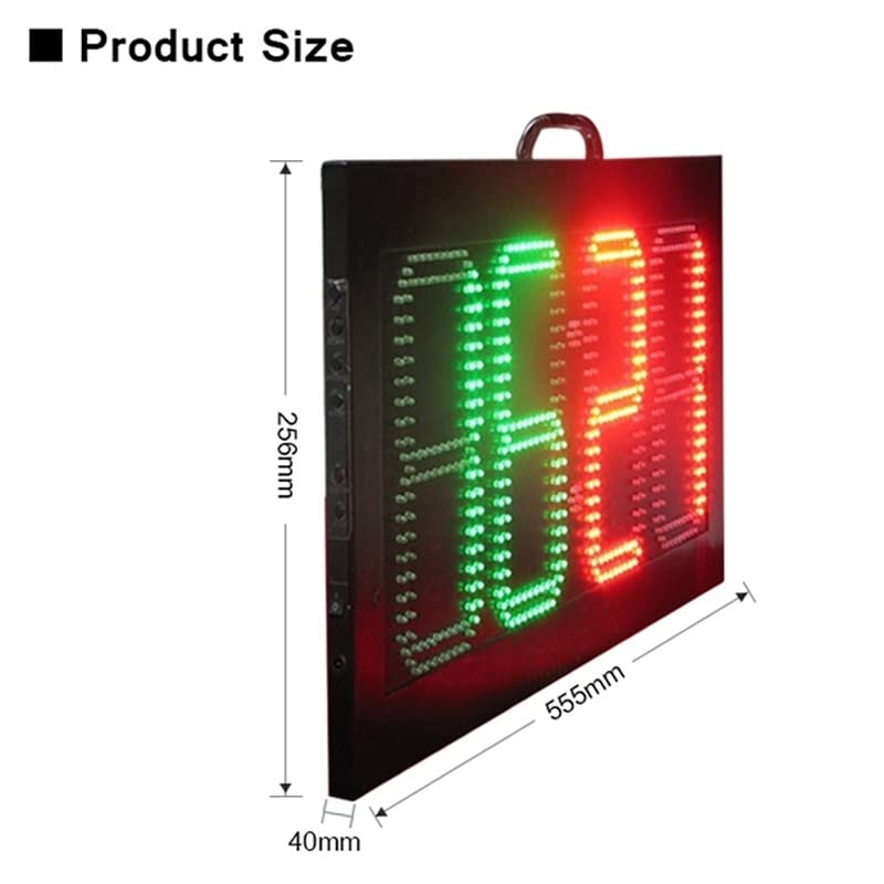 Marcador electrónico portátil con led de 8 pulg 4 dígitos miniatura 2