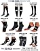 SB SOX Lite Compression Socks for Men & Women (15-20mmHg) – Best Compression Socks for Travel, Sports, and Daily Wear - XXL Sizes too! (Dress - Black Argyle, L/XL)