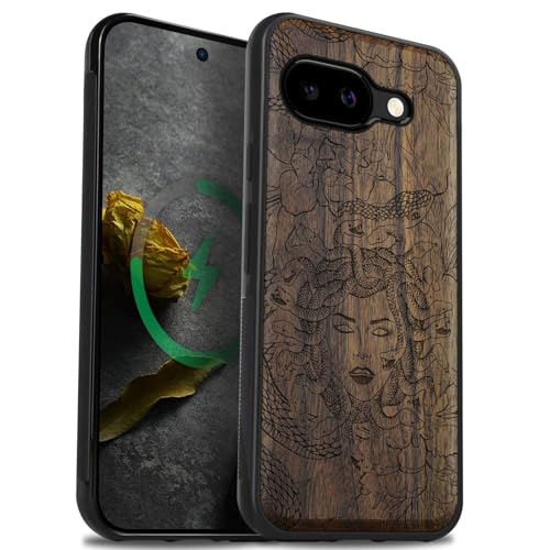 Carveit MagSafe (�}�O�Z�[�t) �Ή� Google Pixel 9a �P�[�X �ؐ� �y�V�R��+TPU�V���R���c�[�C�������z ���C���� �O�[�O���s�N�Z�� 9a �P�[�X �E�b�h �ϋv�� ����~�� �w��h�~ �ϏՌ� Pixel 9a �J�o�[ (�E