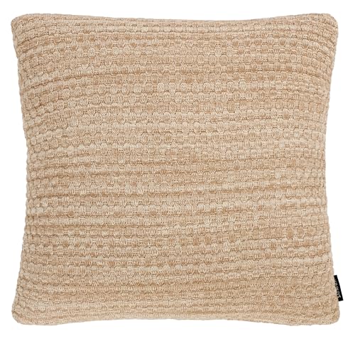 Almohada de algodón 45.7 cm x 45.7 cm tradicional beige