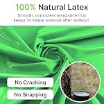 TechStone Juego de Bandas de Resistencia para Hombres y Mujeres, Paquete de 5 Niveles de Resistencia Diferentes, Banda elástica para Gimnasio en casa, Entrenamiento de Ejercicio Largo