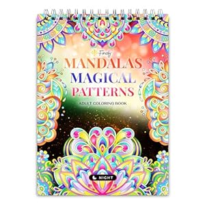 Finoly Mandalas Malbuch für Erwachsene Magical Patterns