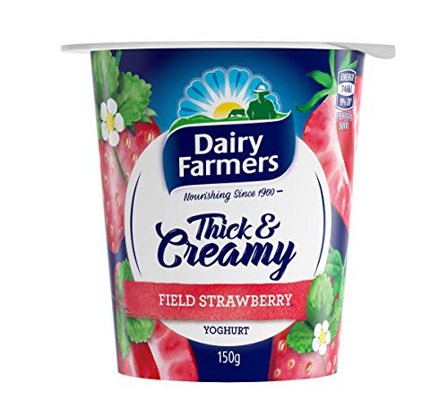 Dairy Farmers Yoghurt, Strawberry, 150g - Chilled