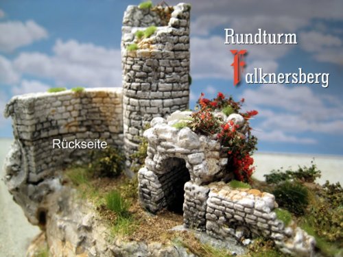 menta-modellbau Rundturm Falknersberg, Bausatz, Spur N/Z